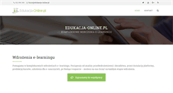 Desktop Screenshot of edukacja-online.pl