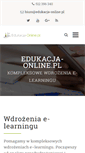 Mobile Screenshot of edukacja-online.pl